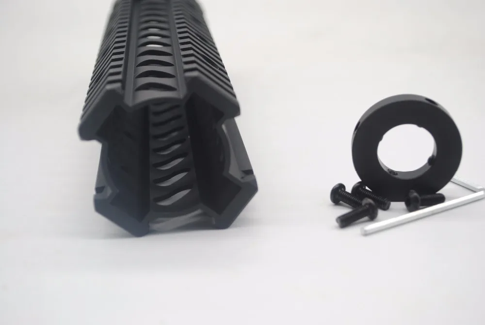 TriRock Black Aluminum Front End Cap for M4 Quad Rail Handguard 36 mm out diameter Free Shipping