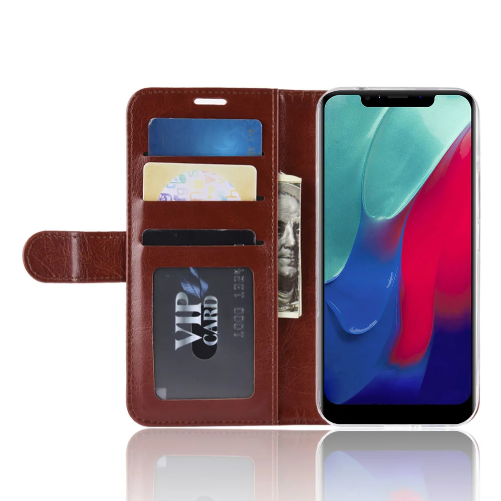 Премиум чехол из искусственной кожи с держателем для карт Leagoo M11 6 18 дюйма