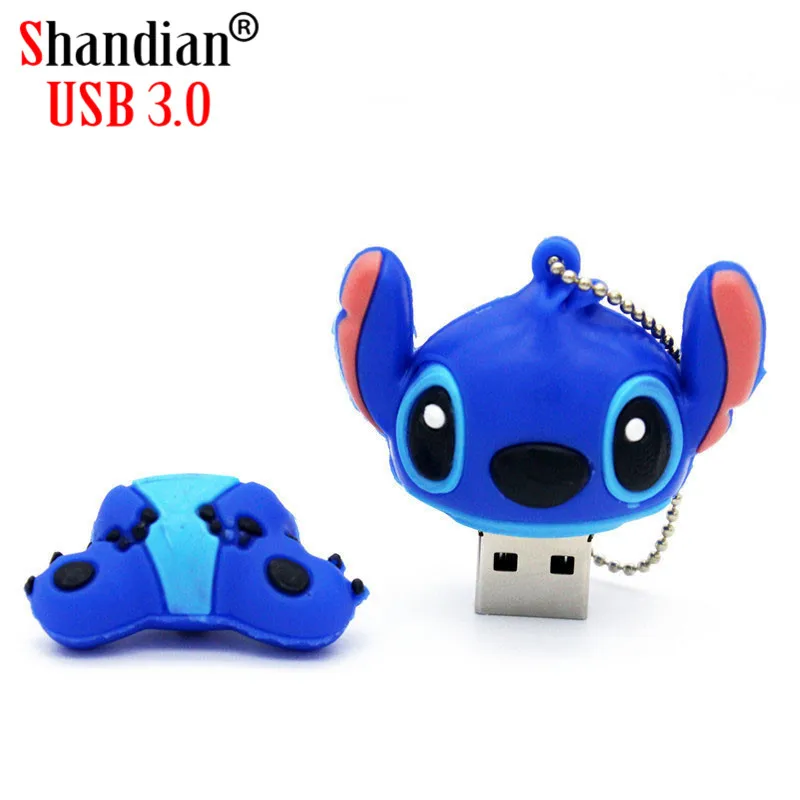 SHANDIAN USB 3,0 USB флешка Lilo& Stitch креативный мультфильм U диск 4 ГБ 8 ГБ 16 ГБ 32 ГБ 64 ГБ USB флэш-накопитель
