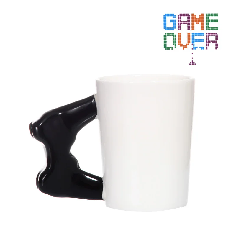 1 шт. керамическая кружка Game Over игровой Ретро геймпад контроллер для кофе молока