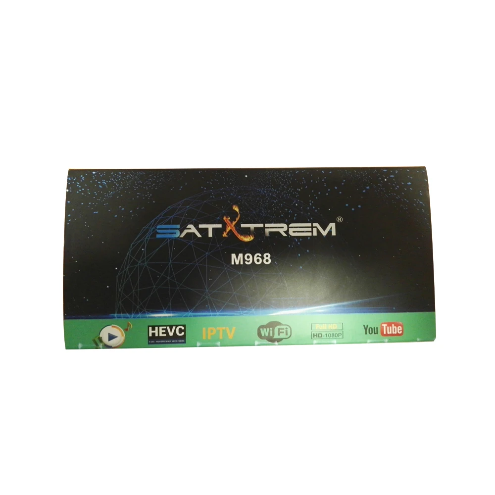 Satxtrem M968 IPTV телеприставка Full HD 1080P H.265 HEVC Youtube Сталкер медиаплеер 1 год Европа IPTV Италия Германия Аравия