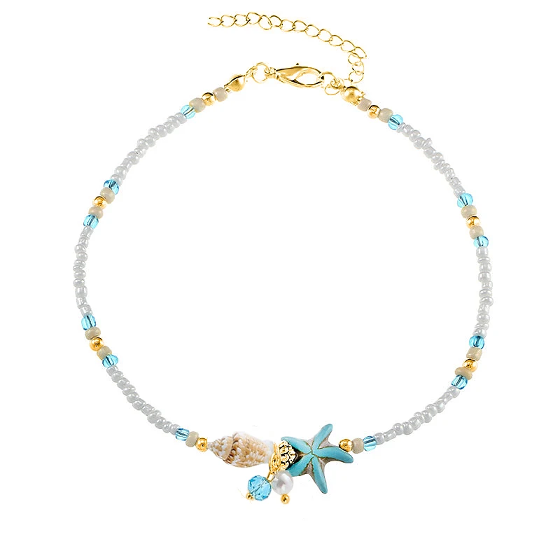 Новинка Серебряный цвет Богемные браслеты с бусинами для женщин Модные