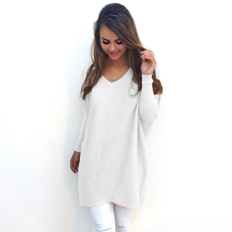 Z &amp koze Для женщин вязаный свитер 2017 Повседневное Лоос Пуловеры для Топы