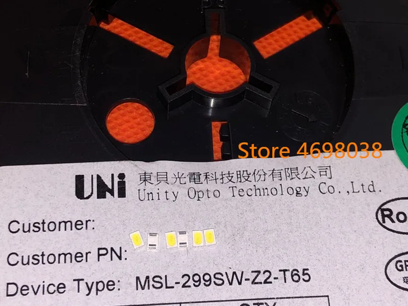 500 шт. 3020 SMD светодиодный Белый Ультраяркий чип 6500K 6-7 лм 20 мА 3 в для поверхностного