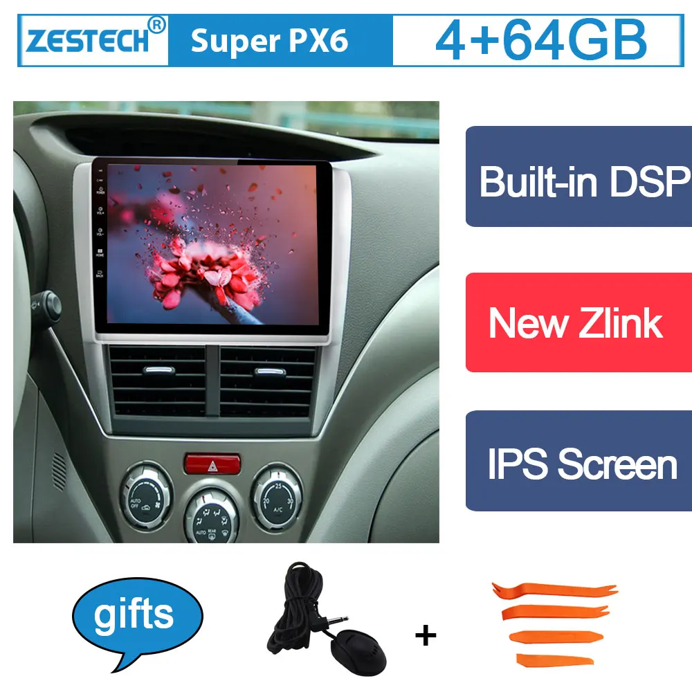 ZESTECH автомобильное радио Android 9 0 для Subaru Forester 2008 2012 Авто Радио dvd Мультимедиа gps