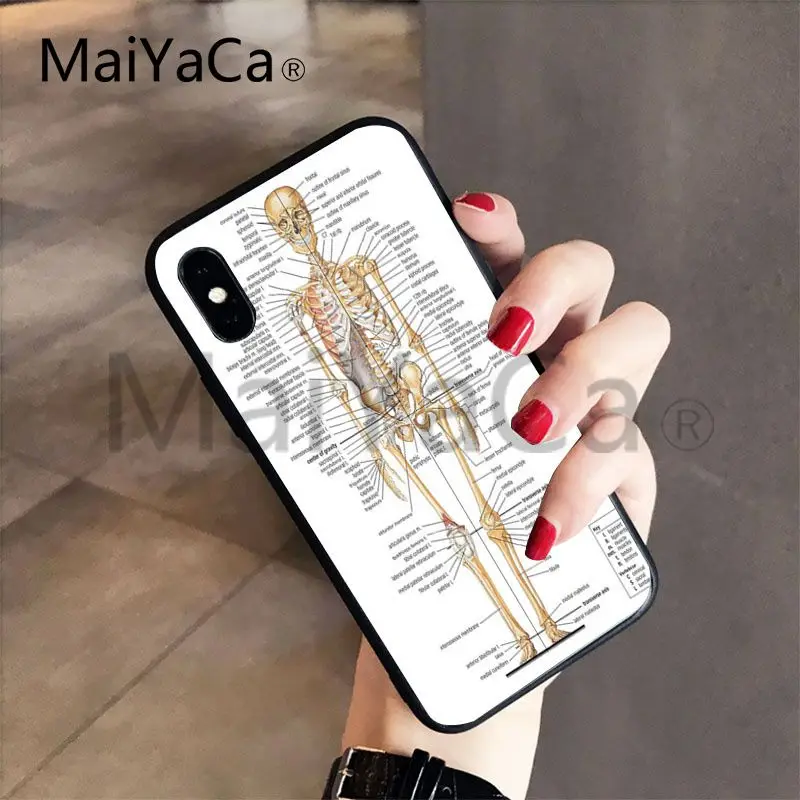 8 MaiYaCa для iphone 7 6 X Чехол Анатомия человека популярный чехол для телефона для iphone 8 8plus 7 7plus 6 6plus 5 5S 5c SE XS XR XSMAX чехол - Цвет: 8