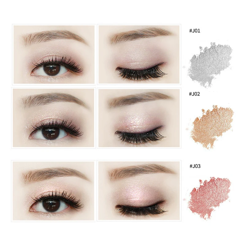 По Нанда бренд Pro блеск для век Loose Powder Shimmer Eye Shadow телесного цвета Пигменты с