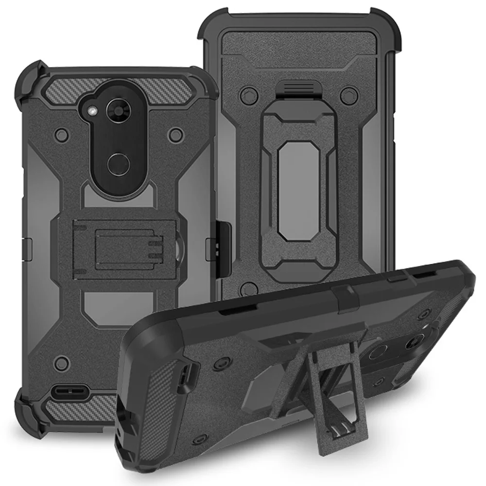 Сверхмощный Гибридный армированный Жесткий Чехол кобура для LG Xpower 2/LV7/K10 Power/X
