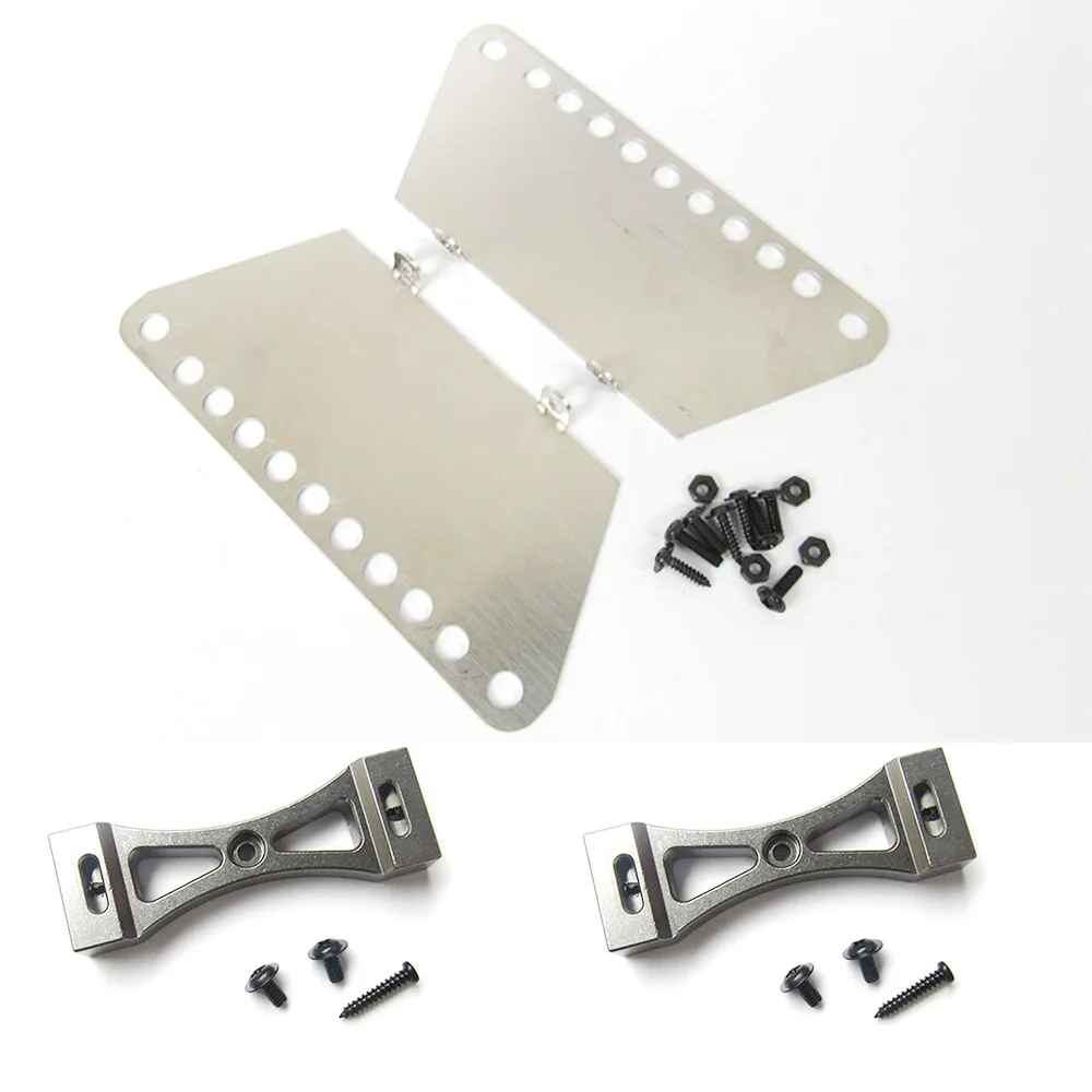 1 pedal 2 Bracket Обновленные детали для MN 1:12 D90 D91 металлическая ножная педаль и кронштейн держатель RC автомобиль запасные части металлические педали шасси Броня набор аксессуаров - Цвет: 1 pedal 2 Bracket
