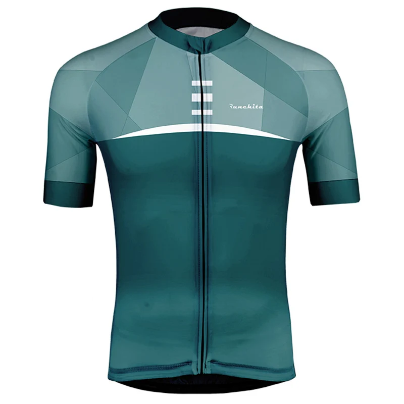 Jersey 05 RUNCHITA Лето MTB велосипедная одежда для мужчин комплект велосипедная Одежда дышащая анти-УФ велосипедная одежда/короткий рукав Велоспорт Джерси Наборы - Цвет: Jersey 05