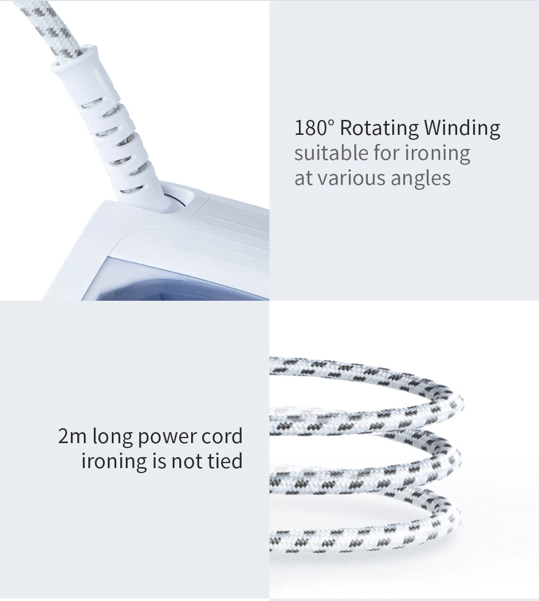 YOUPIN Lofans YD-013G 1600 Вт высокомощный Электрический паровой Утюг 18 г/мин Мощный паровой Многофункциональный сухой и влажный отпариватель для одежды