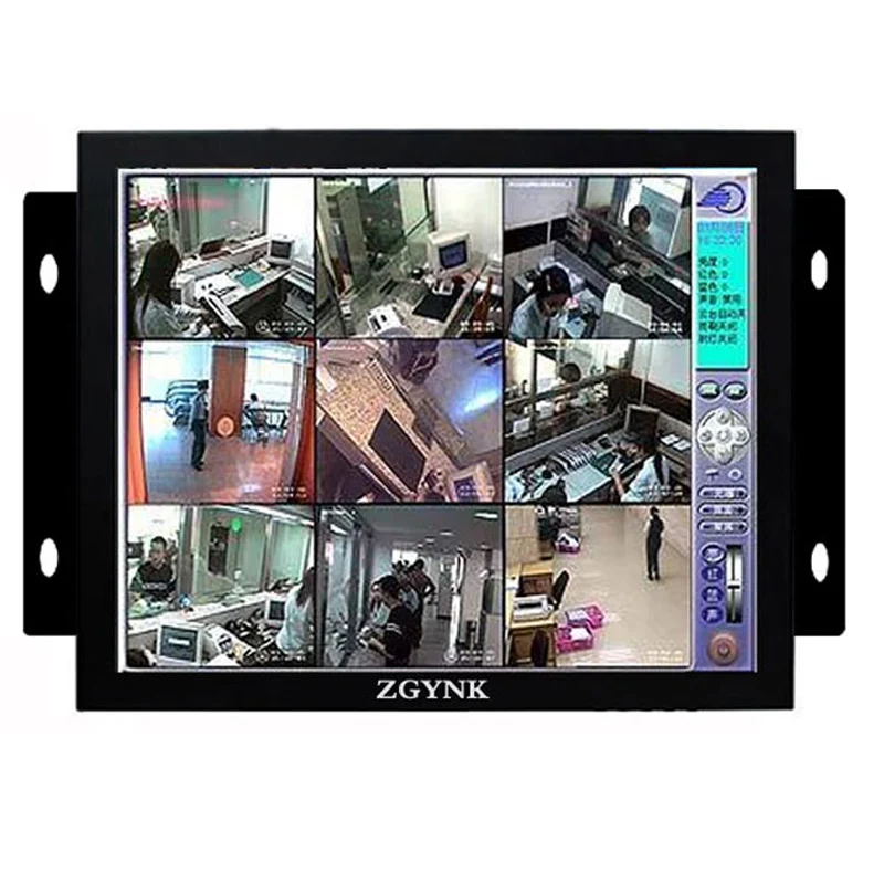 8 дюймовый промышленный монитор с открытой рамкой/металлический ЖК монитором