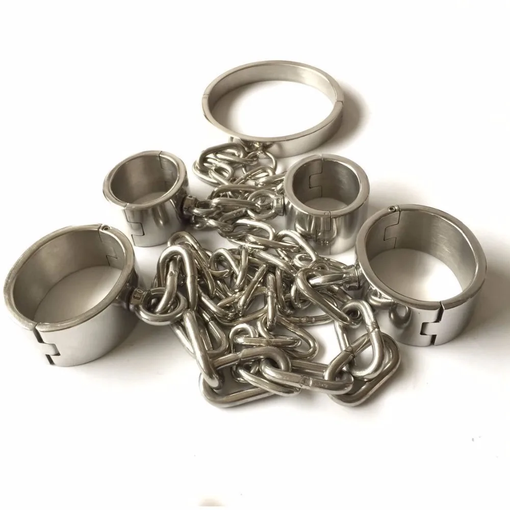 Наручники из нержавеющей стали для БДСМ игр секс игрушки пар|Игры взрослых| |