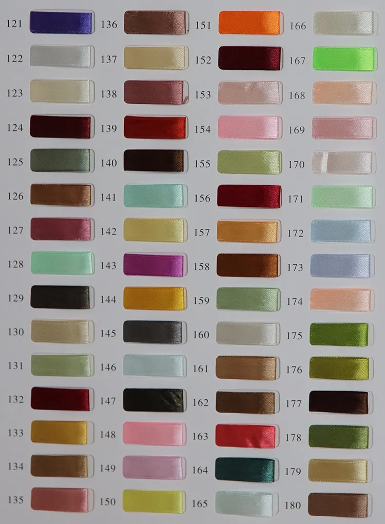 60 цветов на выбор шелковая атласная лента шириной 10 мм для вечеринки украшения