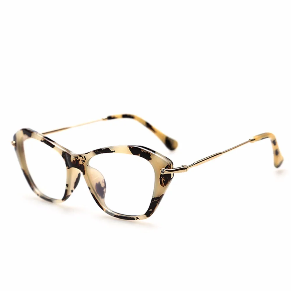 Женские ретро сексуальные очки оправы модные кошачьи глаза прозрачные линзы