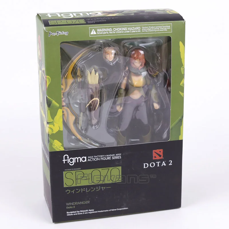 DOTA 2 figma SP-070 Windranger ПВХ фигурка Коллекционная модель игрушки