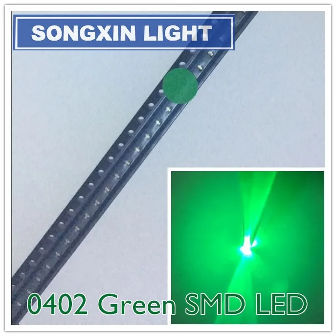 1000 шт SMD SMT 0402 зеленый ультра яркий светодиодный светильник XIASONGXIN светильник|ultra