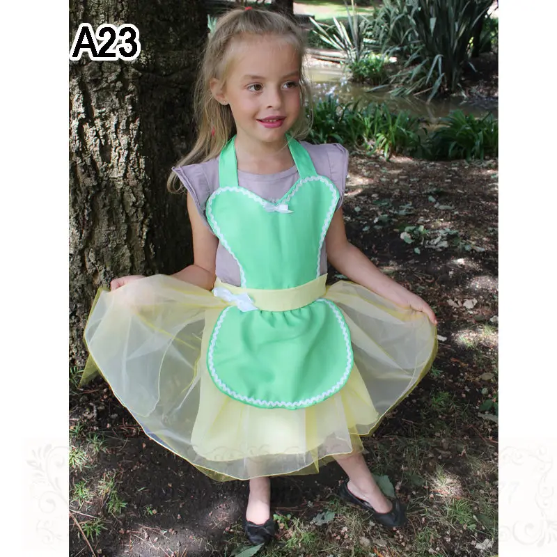 A23 Costumes for Girls Mermaid Snow White Elsa Costume Minnie Anna Cosplay Princess Tutu Apron for Halloween Christmas Easter Party - Цвет: A23