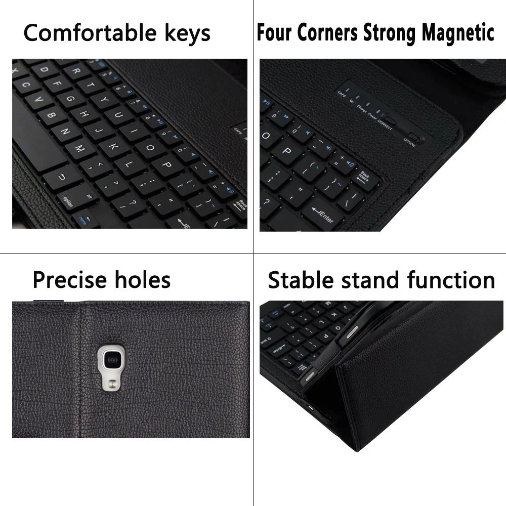 Отсоединение Bluetooth клавиатура чехол для samsung Galaxy Tab A 10,5 A6 10,1 9,7 SM-T590 SM-T595 SM-T580 SM-T585 SM-T550