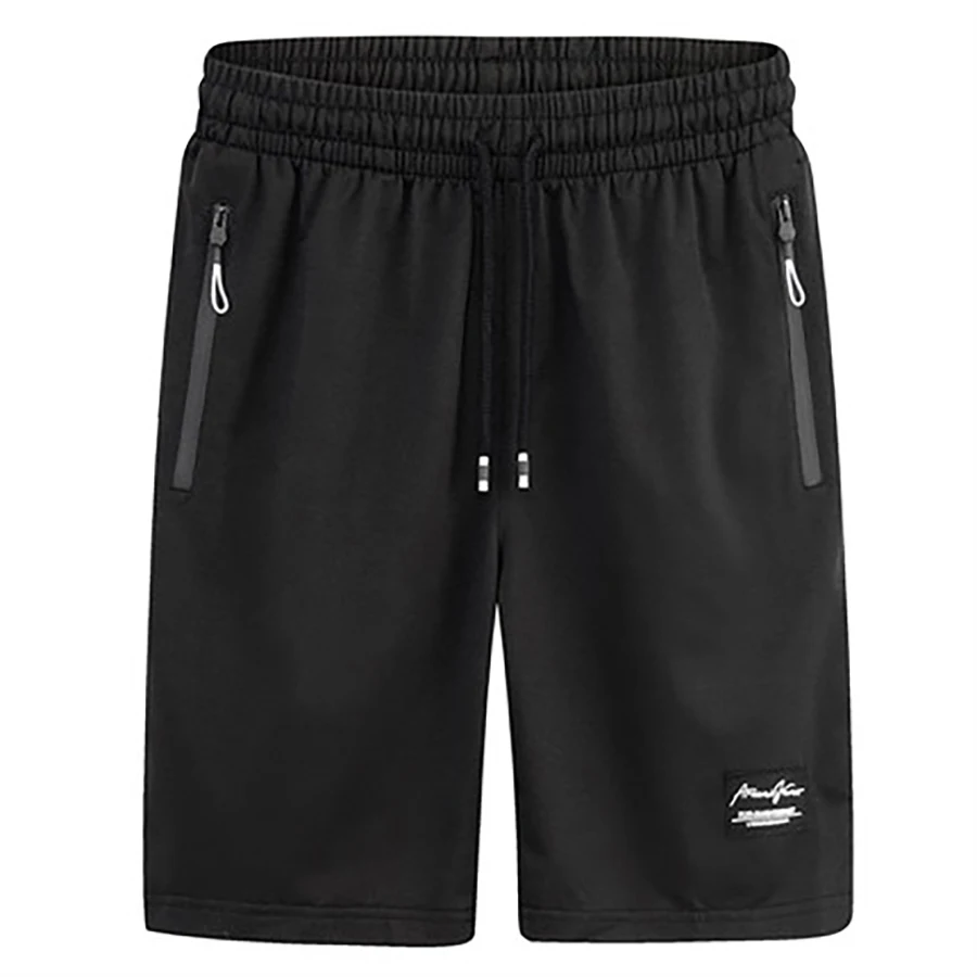 Мужские повседневные шорты Soild хлопковые с эластичной резинкой на талии уличная