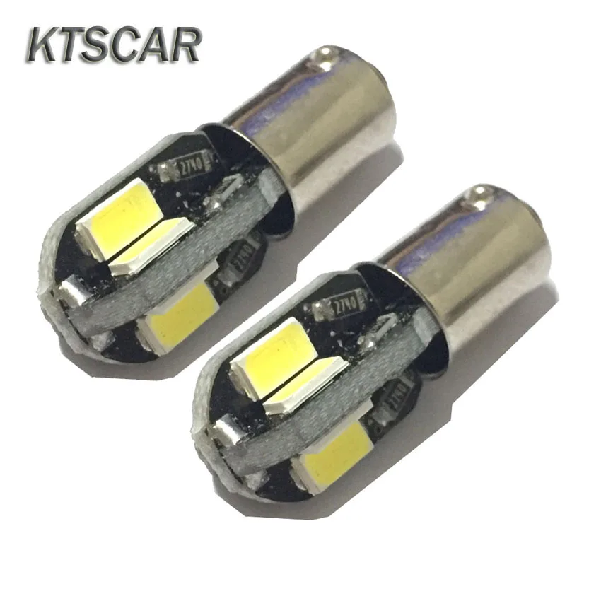 KTSCAR 4X BA9S led canbus W5W лампы 194 168 5730 8SMD t4w Canbus Нет Ошибка 12V авто индикатора светильник