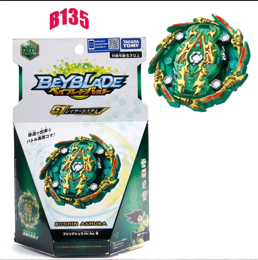 B135 Подлинная TAKTRA TOMY Bey Bay Burst GT B-142 клоун ведьма Дракон взрыв гироскоп игрушки - Цвет: B135