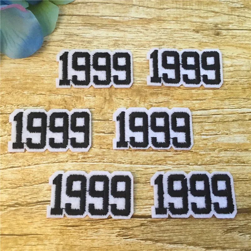Популярная нашивка 1999 аксессуары для одежды вышивка аппликация украшение значок