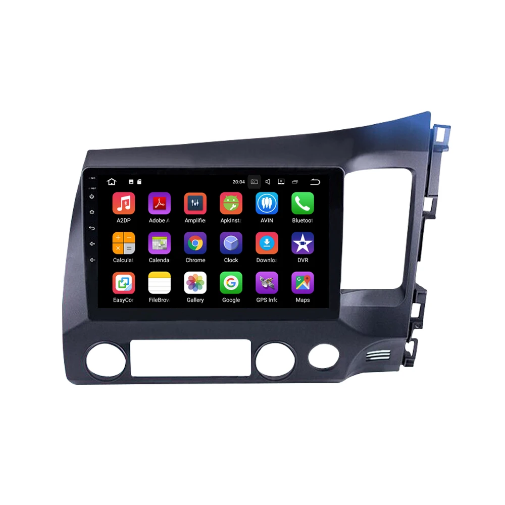 Android 9 0 автомобильный dvd-радиоприемник мультимедиа для Honda CIVIC 2006-2011 с 10 1 дюймовым