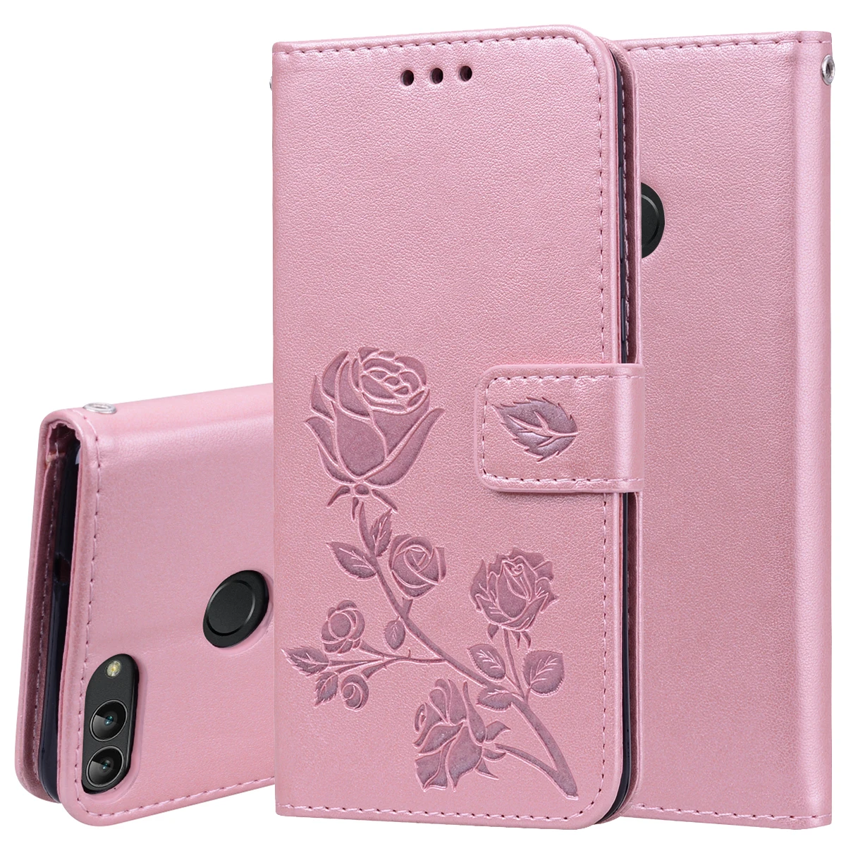 5,65 дюймов для huawei P, умный чехол, TPU кожа, задняя крышка, кошелек, чехол для телефона huawei Psmart, откидная крышка, FIG-LX1, Enjoy 7 S, чехол