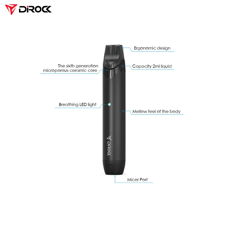 Оригинальный Dirock KK Mini Pod 650 мАч для начинающих стартовый комплект картриджа 1.4ohm