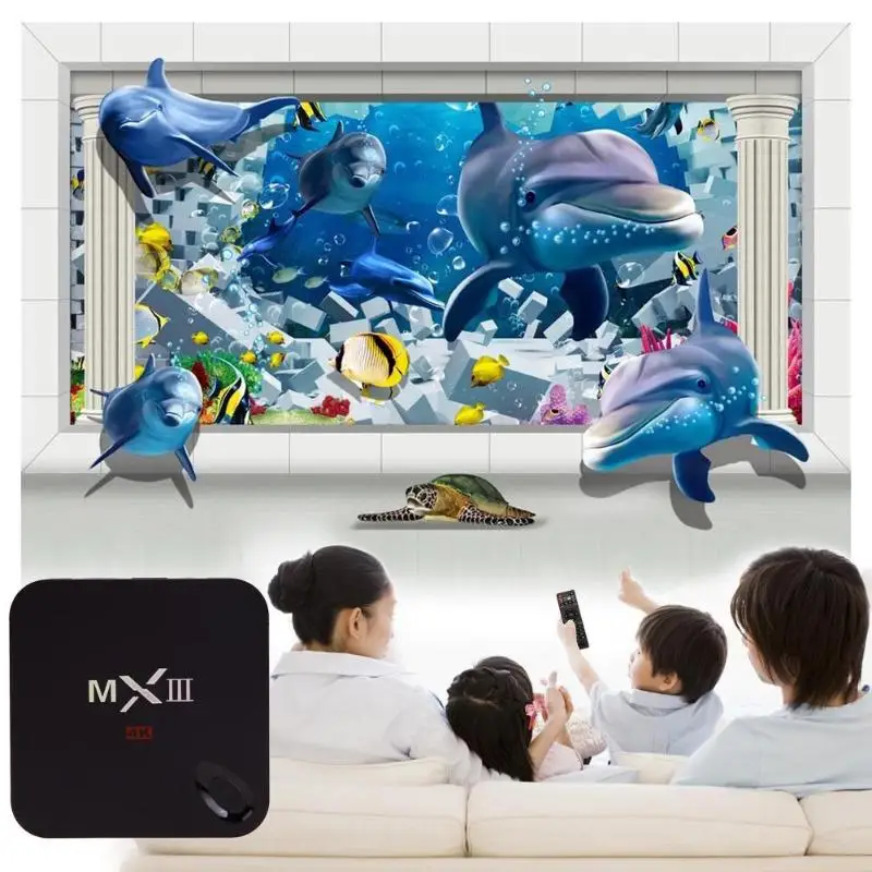 MXIII Amlogic S802 Quad-Core Восьмиядерный Мали-450 GPU Android 4.4.2 1G DDR3 8 GB Full HD 1080 P 4 K H.264 Android 4,4 Декодер каналов кабельного телевидения