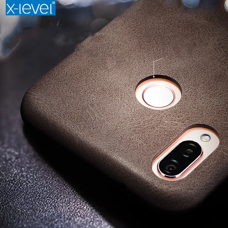 Huawei nova 3E чехол X Level винтажный из искусственной кожи защитный кожаный