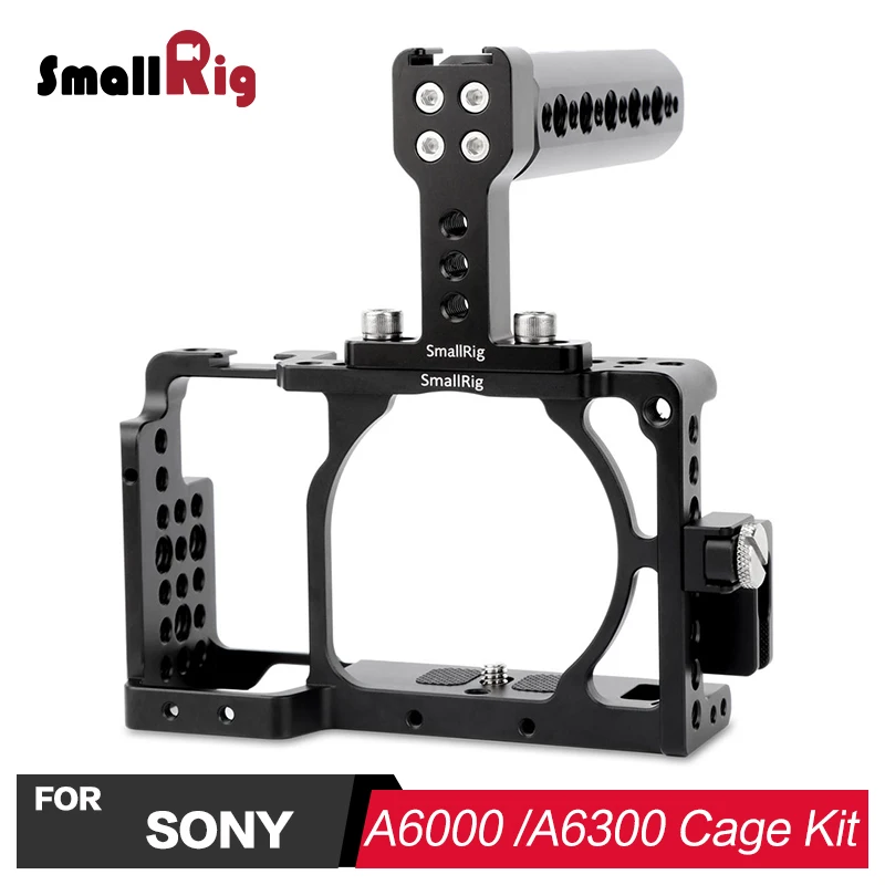 SmallRig камера клетка аксессуары комплект для sony A6000/A6300/A6500 ILCE-6000/ILCE-6300/ILCE-A6500/Nex-7 с верхней ручкой 1921