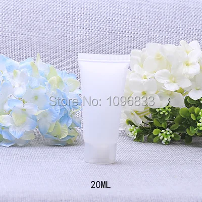 

20ML 20G Frosted Soft Tube with Screw Lid, Frost Hose Bottle, Cosmetics Cream Lotion Packing Tube, Squeezable Bottle, 100pc/Lot