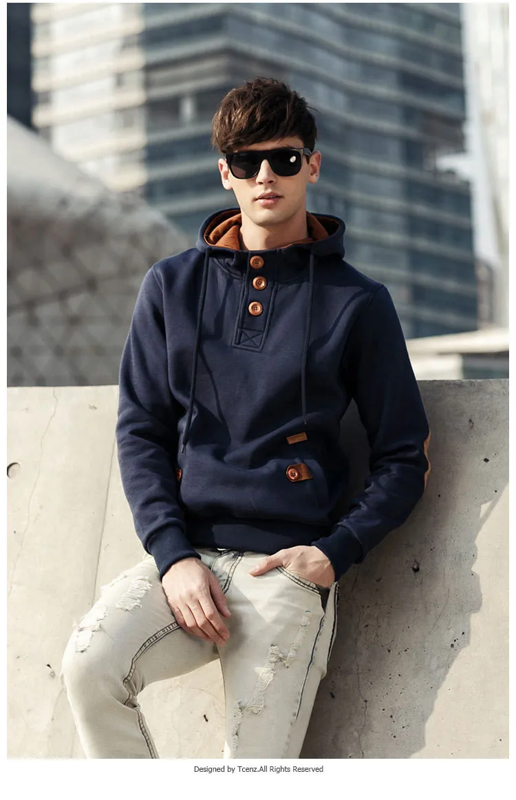 

Men's Winter Autumn Hoodie Sweatshirt Hooded Jumper Pullover Tops Coat