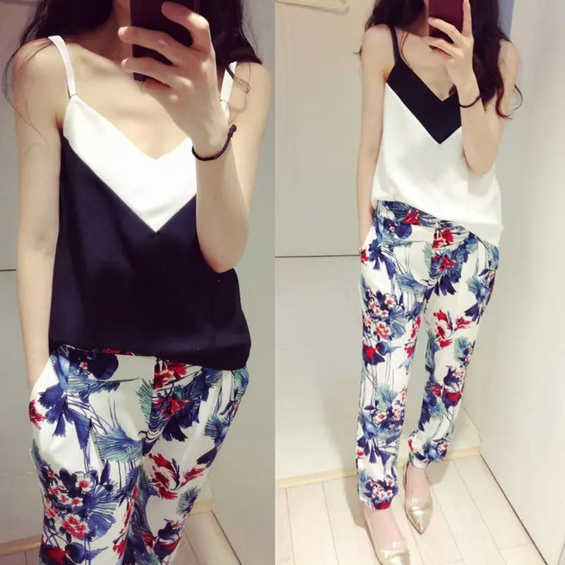 Черный Камзол Повод Блузка Лето Плюс Размер Сексуальные Майка Жилет Женщин