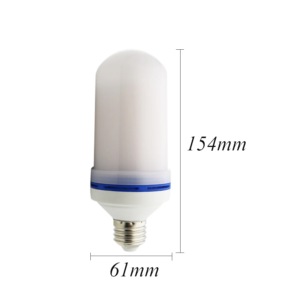 

10X Electronic LED Flame Effect Light Bulb 10W AC85-260V E27 Candle Fire Decoration Light Source For Garden Wall Lamp Romantic
