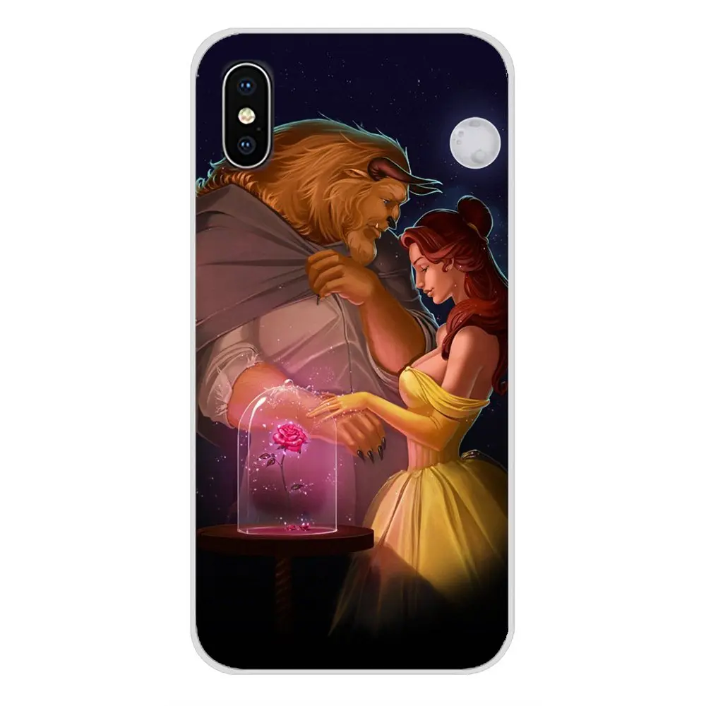 Beauty Beast Rose Princess For Huawei Nova 2 3 2i 3i Y6 Y7 Y9 Prime Pro GR3 GR5 2017 2018 2019 Y5II Y6II Mobile Phone Skin Cover | Мобильные