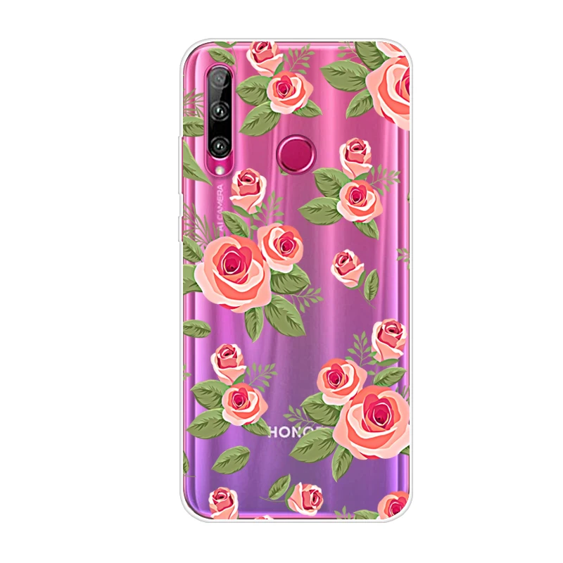 Чехлы для Huawei Honor 10i чехол телефона из мягкого силикона с красочным принтом
