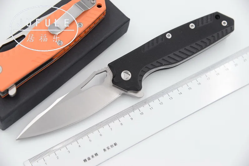 Складной карманный нож JUFULE с подшипником 9Cr18 G10 для ежедневного использования