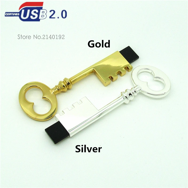 Высокое качество металлический брелок Флеш накопитель usb флэш USB 2 0 4 Гб