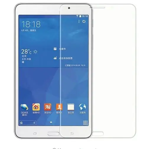 ONLY T230 GLASS Tab 4 7,0 T230 T231 Экран протектор для samsung Galaxy Tab 4 7,0 SM-T230 SM-T231 SM-T235 защитная пленка из закаленного стекла защитная решетка - Цвет: ONLY T230 GLASS