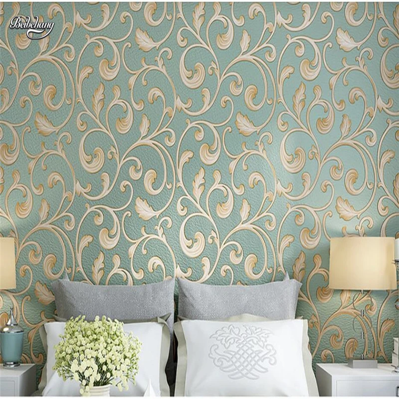 Европейский роскошный обои 3d для гостиной теплый воздух спальни|background wallpaper|wallpaper