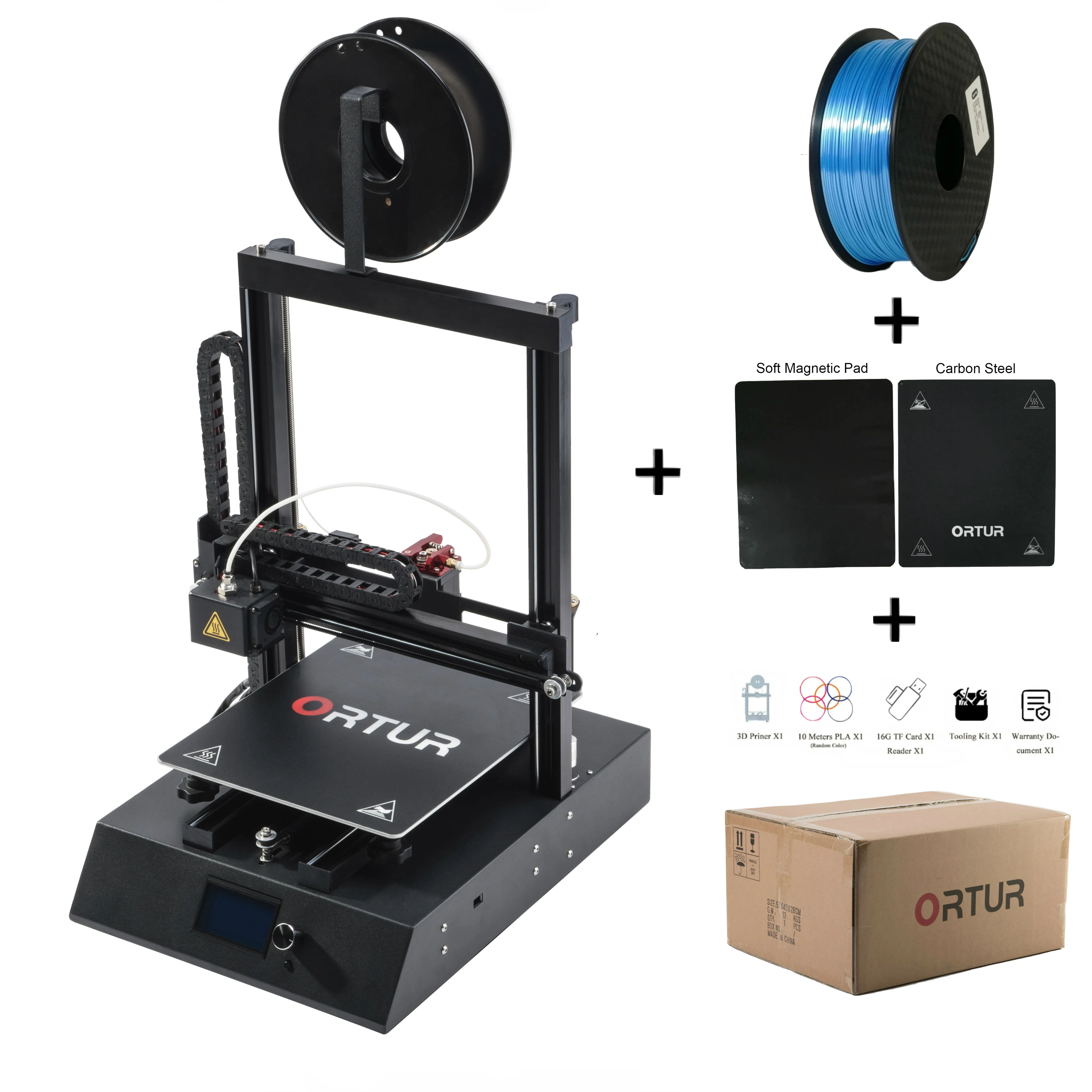 Подходит для начинающих Ortur4 металлический 3D принтер печати DIY Набор Магнитная