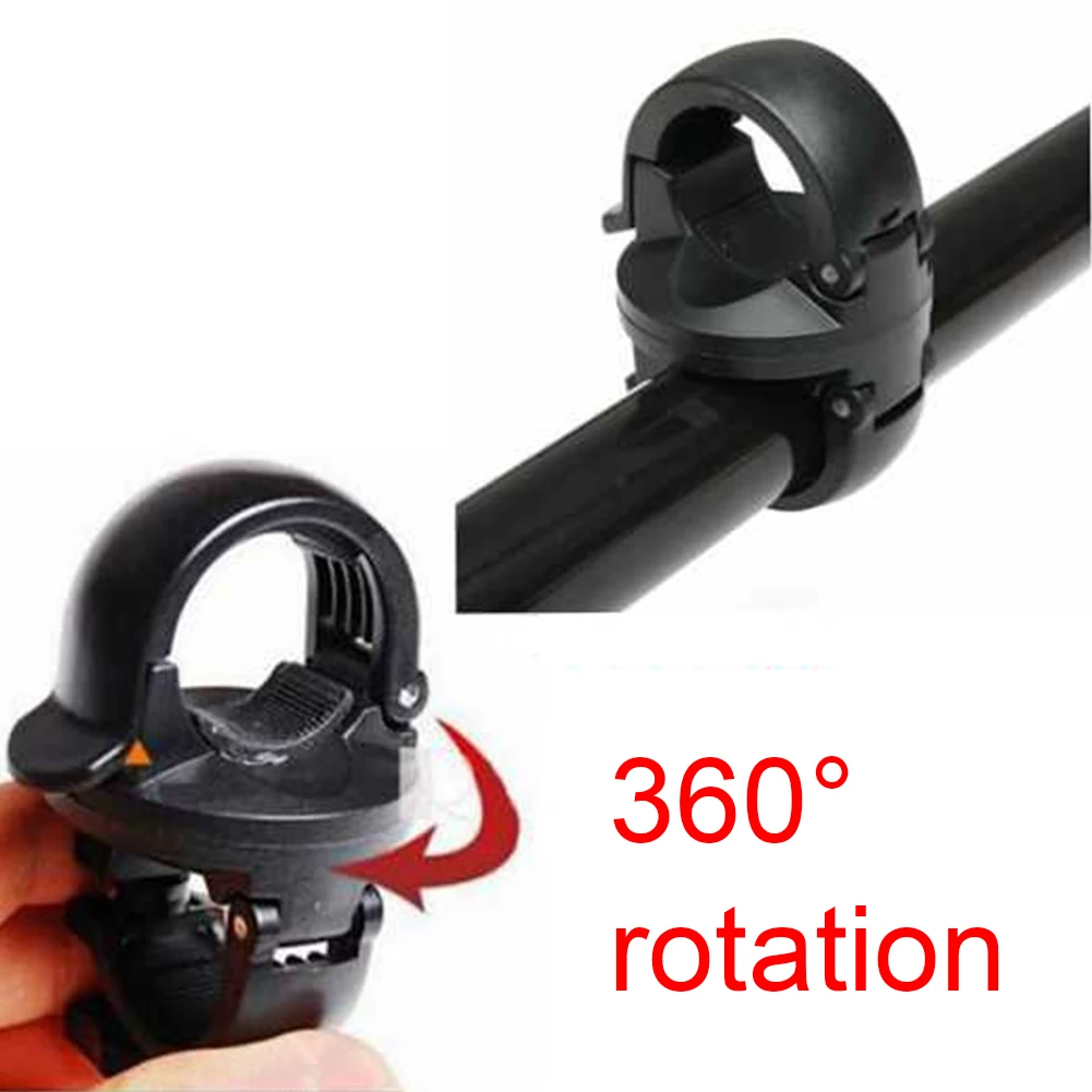 360 Degree Rotation Plastic Torch Clip Mount Bicycle Front Bracket Flashlight Holder Cycling Bike | Спорт и развлечения
