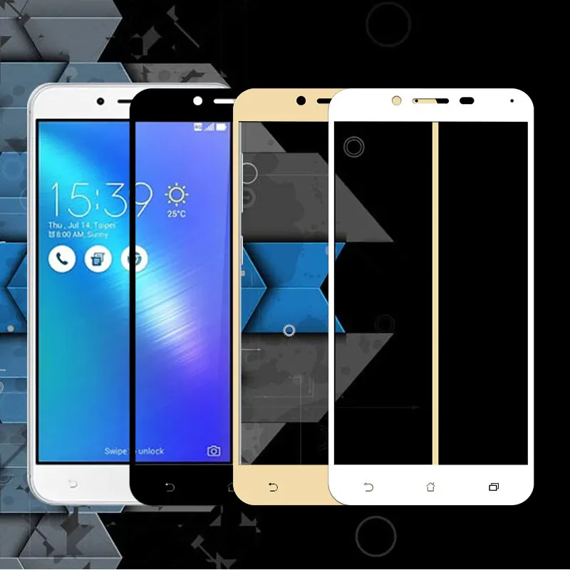 Закаленное стекло для ASUS 3 Max ZC553KL полное покрытие экрана телефона защитное стекло Для Zenfone 3Max ZC553 KL защитная пленка 5,5"