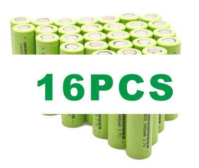 16 PCS-3400mAh Новинка 3,7 18650 батарея 3400mAh INR18650 30A разрядка литий-ионная аккумуляторная батарея для фонариков инструменты и игрушки(10-40 шт - Цвет: 16 PCS-3400mAh