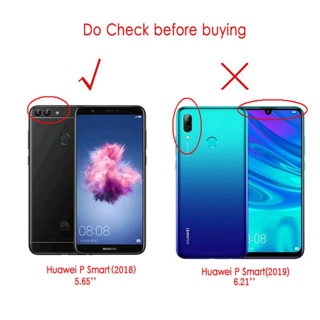 Чехол для huawei P Smart, флип-чехол для смартфона, чехол для huawei P Smart FIG-LA1 LX1 LX5, чехол для телефона, силиконовый кожаный чехол-кошелек