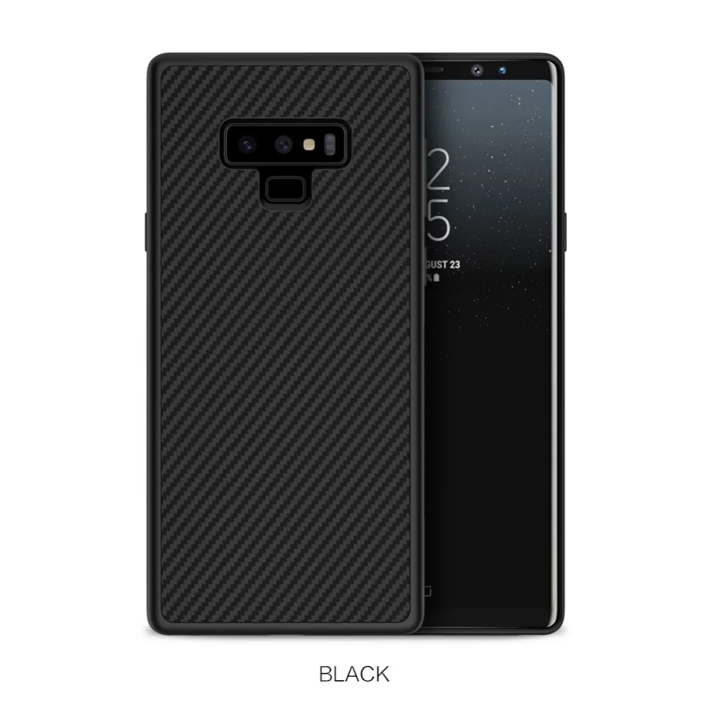 Nillkin синтетические волокна чехол для samsung Galaxy Note 9 Роскошный тонкий углеродного волокна Пластик задняя крышка note9 чехол 6," дюймов
