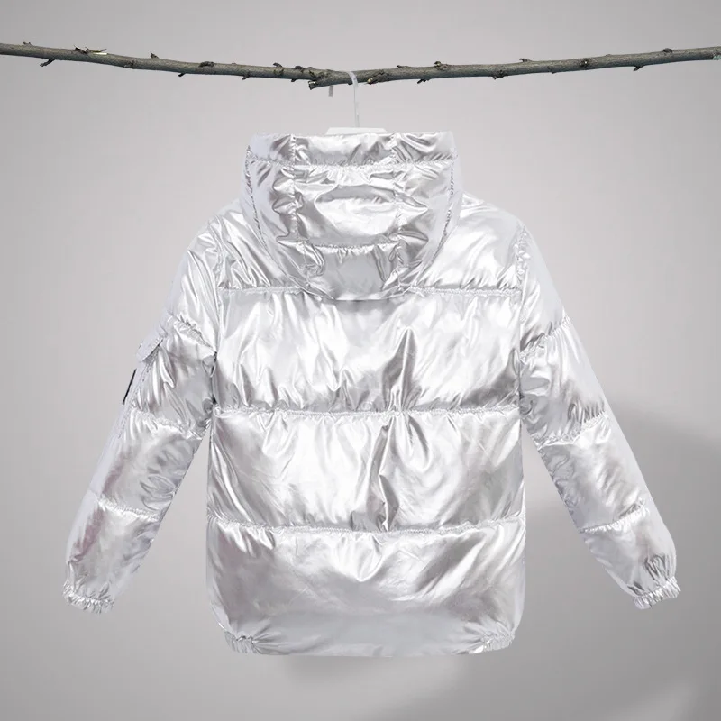 2018 зимний костюм зимнее пуховое пальто дети золотые красная верхняя одежда BabyCasual